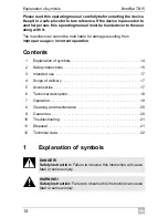 Предварительный просмотр 14 страницы Waeco BordBar TB 15 Operating Manual