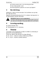 Предварительный просмотр 62 страницы Waeco BordBar TB 15 Operating Manual