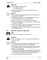 Предварительный просмотр 79 страницы Waeco BordBar TB 15 Operating Manual