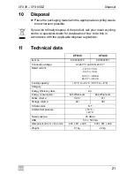 Предварительный просмотр 21 страницы Waeco CFX35 Instruction Manual