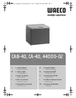 Waeco CombiCool CAB-40 Instruction Manual preview
