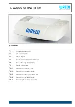 Waeco coolair rt880 Manual preview