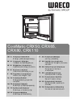 Waeco CoolMatic CRX50 Installation And Operating Manual preview