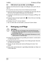 Preview for 29 page of Waeco CoolMatic CRX50 Installation And Operating Manual