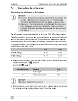 Preview for 45 page of Waeco CoolMatic CRX50 Installation And Operating Manual