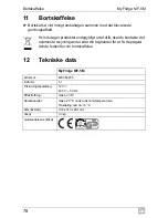 Предварительный просмотр 78 страницы Waeco MyFridge MF-5M Operating Manual