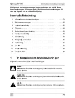 Предварительный просмотр 79 страницы Waeco MyFridge MF-5M Operating Manual