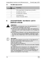 Preview for 12 page of Waeco PerfectCharge IU812 Installation And Operating Manual