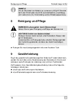 Preview for 14 page of Waeco PerfectCharge IU812 Installation And Operating Manual