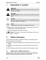 Preview for 12 page of Waeco PerfectView MC402 Installation And Operating Manual