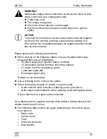 Preview for 13 page of Waeco PerfectView MC402 Installation And Operating Manual