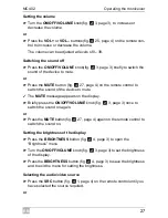 Preview for 27 page of Waeco PerfectView MC402 Installation And Operating Manual