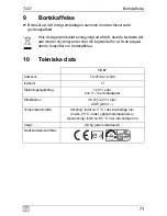 Preview for 71 page of Waeco TropiCool TC-07 Installation And Operating Manual