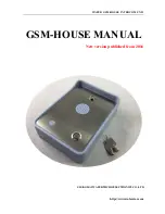 WAFER GSM-HOUSE Operating Instructions Manual предпросмотр