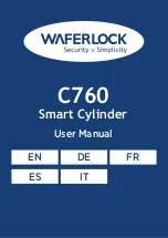 Waferlock C760 User Manual предпросмотр