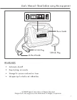 Preview for 3 page of Wagan 7316 User Manual