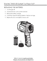 Preview for 4 page of Wagan Brite-Nite W600 LED Spotlight User Manual