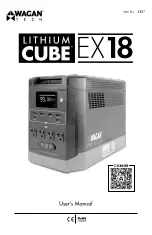 Wagan LITHIUM CUBE EX18 User Manual preview