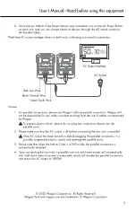 Preview for 9 page of Wagan LITHIUM CUBE EX18 User Manual