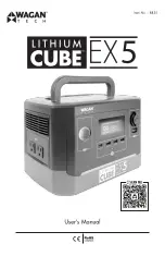 Preview for 1 page of Wagan LITHIUM CUBE EX5 User Manual