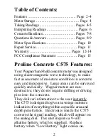 Preview for 2 page of WAGNER C575 Instruction Manual