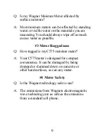 Предварительный просмотр 9 страницы WAGNER C575 Instruction Manual