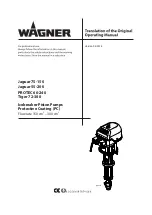 Preview for 1 page of WAGNER Jaguar 75-150 Operating Manual