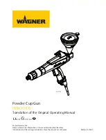 WAGNER PEM-X1 CG Translation Of The Original Operating Manual preview