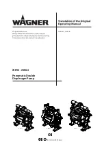 WAGNER ZIP52 Finishing Translation Of The Original Operating Manual preview