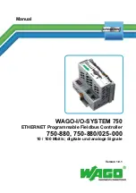 WAGO 750-880 Manual preview