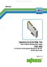 WAGO 750 Series Instruction Manual preview
