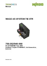 WAGO WAGO-I/O-SYSTEM 750 XTR Series Manual preview