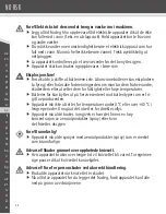 Предварительный просмотр 34 страницы Wahl 1584 General Safety Instructions