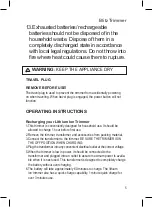 Preview for 5 page of Wahl Blitz Instructions Manual