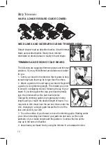 Preview for 10 page of Wahl Blitz Instructions Manual