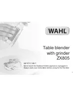 Предварительный просмотр 1 страницы Wahl ZX805 Manual