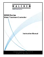 Walchem W900 Series Instruction Manual preview
