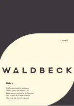 Preview for 1 page of Waldbeck Halley Manual