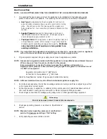 Preview for 14 page of Waldorf RN8510GE Installation And Operation Manual