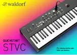 Waldorf STVC Quick Start Manual preview