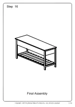 Предварительный просмотр 24 страницы Walker Edison B48PCSB Assembly Instructions Manual