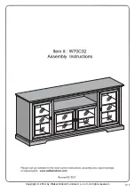 Walker Edison Beaverhead Espresso Highboy W70C32 Aassembly Instructions preview