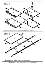 Preview for 5 page of Walker Edison Beaverhead Espresso Highboy W70C32 Aassembly Instructions