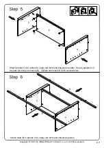 Preview for 7 page of Walker Edison Beaverhead Espresso Highboy W70C32 Aassembly Instructions