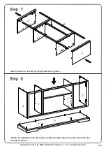 Preview for 8 page of Walker Edison Beaverhead Espresso Highboy W70C32 Aassembly Instructions