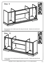 Preview for 9 page of Walker Edison Beaverhead Espresso Highboy W70C32 Aassembly Instructions