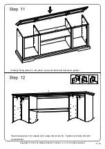 Preview for 10 page of Walker Edison Beaverhead Espresso Highboy W70C32 Aassembly Instructions