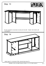 Preview for 11 page of Walker Edison Beaverhead Espresso Highboy W70C32 Aassembly Instructions