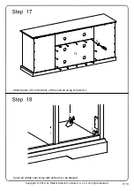 Preview for 13 page of Walker Edison Beaverhead Espresso Highboy W70C32 Aassembly Instructions