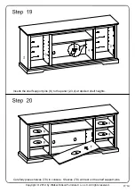 Preview for 14 page of Walker Edison Beaverhead Espresso Highboy W70C32 Aassembly Instructions